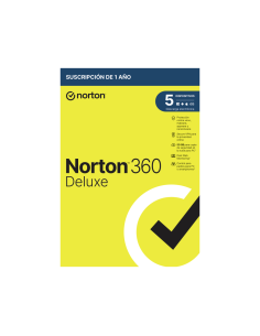 Norton 360 Deluxe Seguridad de antivirus Base Español 1 licencia(s) 1 año(s)