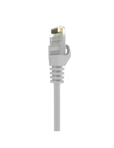 AISENS Cable de Red Latiguillo RJ45 LSZH Cat.6A 500 Mhz UTP AWG24, Gris, 1.5M