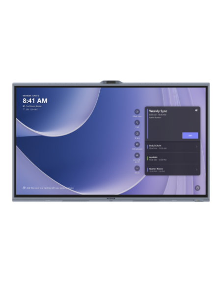 MAXHUB XBoard V7 Series 190,5 cm (75") 3840 x 2160 Pixeles VA Wi-Fi 6 (802.11ax) Negro Bluetooth