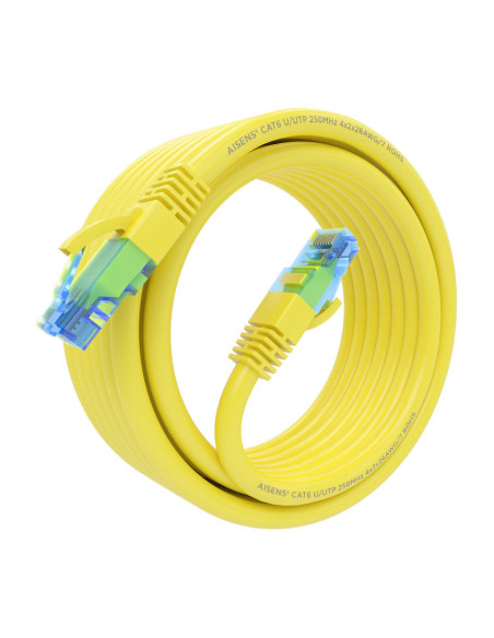 AISENS A135-0838 cable de red Amarillo 5 m Cat6 U/UTP (UTP)