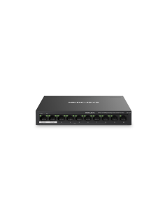 Mercusys MS110P switch Gestionado Fast Ethernet (10/100) Energía sobre Ethernet (PoE) Negro