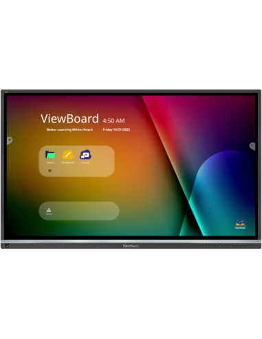 Viewsonic IFP5550-5 pizarra blanca interactiva 139,7 cm (55") 3840 x 2160 Pixeles Pantalla táctil Negro HDMI