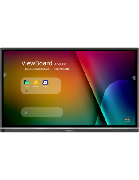 Viewsonic IFP5550-5 pizarra blanca interactiva 139,7 cm (55") 3840 x 2160 Pixeles Pantalla táctil Negro HDMI