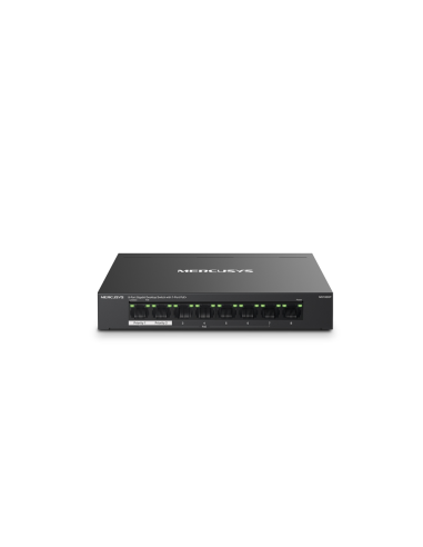 Mercusys MS108GP switch Gestionado Gigabit Ethernet (10/100/1000) Energía sobre Ethernet (PoE) Negro