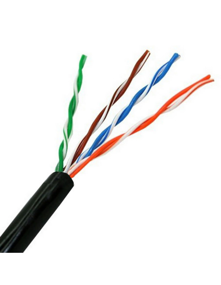 AISENS A133-0212 cable de red Negro 100 m Cat5e U/UTP (UTP)