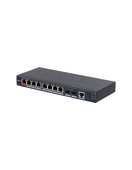 Dahua Technology PoE SG4010P-2F Gestionado L2 Gigabit Ethernet (10/100/1000) Energía sobre Ethernet (PoE) Negro
