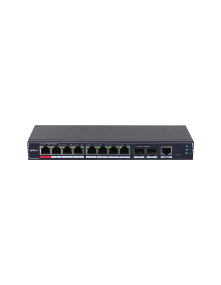 Dahua Technology PoE SG4010P-2F Gestionado L2 Gigabit Ethernet (10/100/1000) Energía sobre Ethernet (PoE) Negro