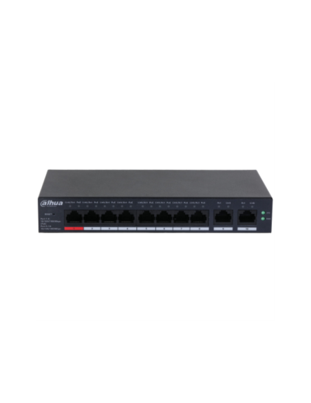 Dahua Technology DH-CS4010-8GT-110 switch Gestionado L2 Gigabit Ethernet (10/100/1000) Energía sobre Ethernet (PoE) Negro