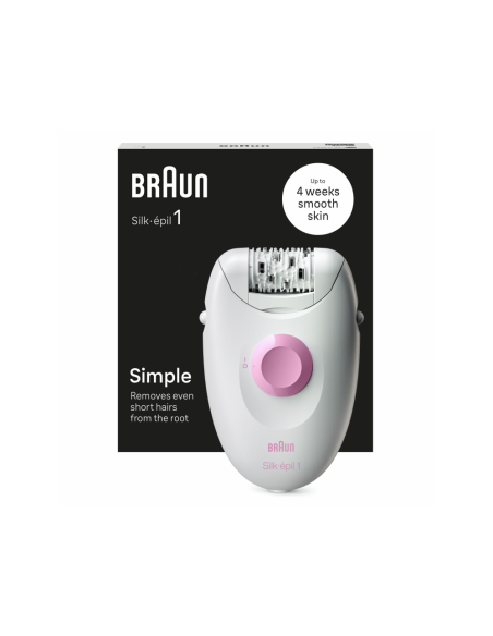 Braun Silk-épil 1 1-000 20 pinzas Rosa, Blanco