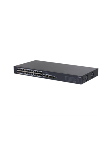 Dahua Technology DH-CS4226-24ET-240 switch Gestionado L2 Gigabit Ethernet (10/100/1000) Energía sobre Ethernet (PoE) Negro