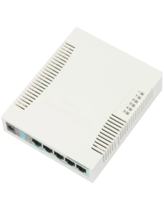 Mikrotik RB260GS Gigabit Ethernet (10/100/1000) Energía sobre Ethernet (PoE) Blanco