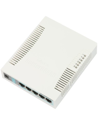 Mikrotik RB260GS Gigabit Ethernet (10/100/1000) Energía sobre Ethernet (PoE) Blanco
