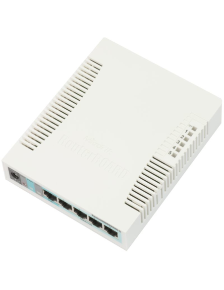 Mikrotik RB260GS Gigabit Ethernet (10/100/1000) Energía sobre Ethernet (PoE) Blanco