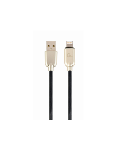 Cablexpert CC-USB2R-AMLM-1M cable de conector Lightning Negro