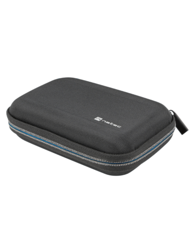 NATEC NET-2053 funda para disco duro externo Maleta Poliéster Negro