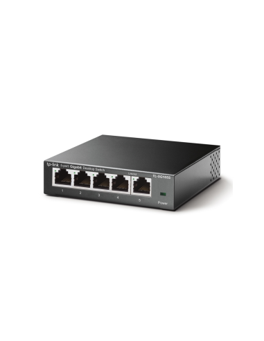 TP-Link TL-SG105S No administrado Gigabit Ethernet (10/100/1000) Negro