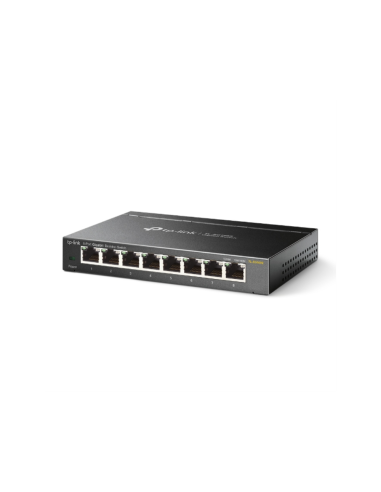 TP-Link Omada TL-SG108S switch No administrado Gigabit Ethernet (10/100/1000) Negro