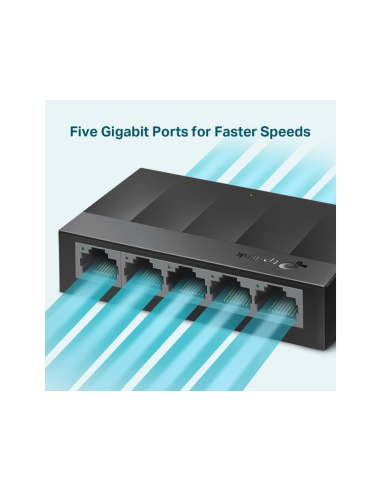TP-Link LS1005G switch No administrado Gigabit Ethernet (10/100/1000) Negro