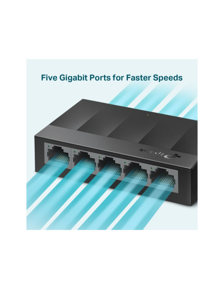 TP-Link LS1005G switch No administrado Gigabit Ethernet (10/100/1000) Negro