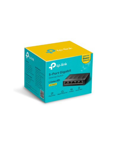 TP-Link LS1005G switch No administrado Gigabit Ethernet (10/100/1000) Negro