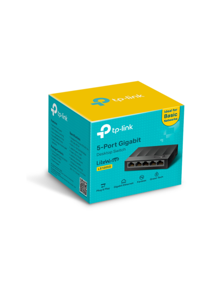 TP-Link LS1005G switch No administrado Gigabit Ethernet (10/100/1000) Negro