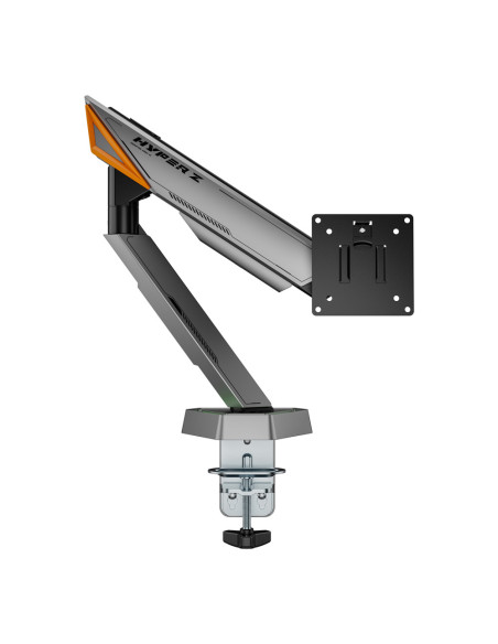 AISENS DT49TSRRGB-347 soporte para monitor 124,5 cm (49") Escritorio Negro, Gris