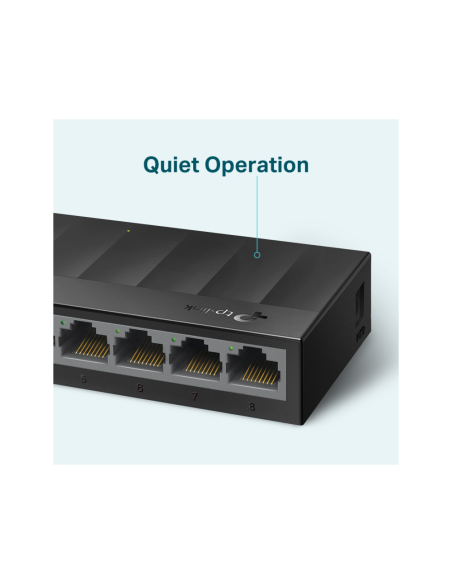 TP-Link LS1008G switch No administrado Gigabit Ethernet (10/100/1000) Negro