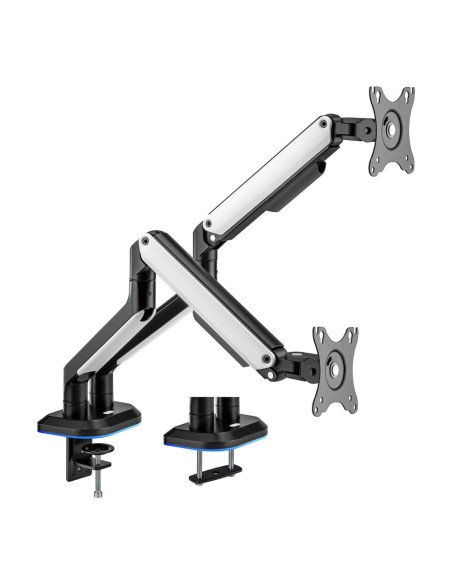 AISENS DT32TSR-297 soporte para monitor 81,3 cm (32") Escritorio Negro, Blanco