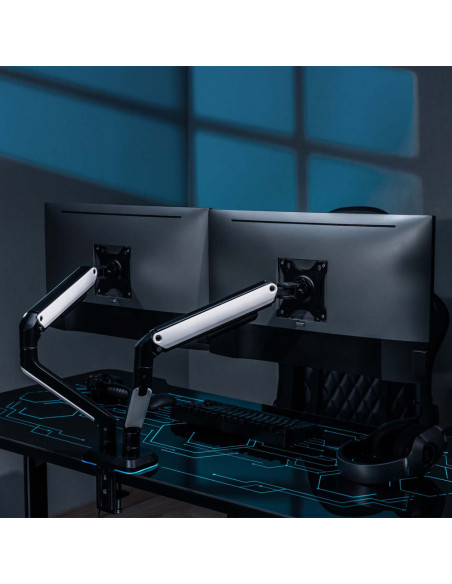 AISENS DT32TSR-297 soporte para monitor 81,3 cm (32") Escritorio Negro, Blanco