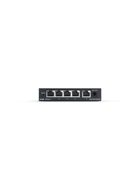Ruijie Networks RG-ES105GD switch No administrado Gigabit Ethernet (10/100/1000) Negro