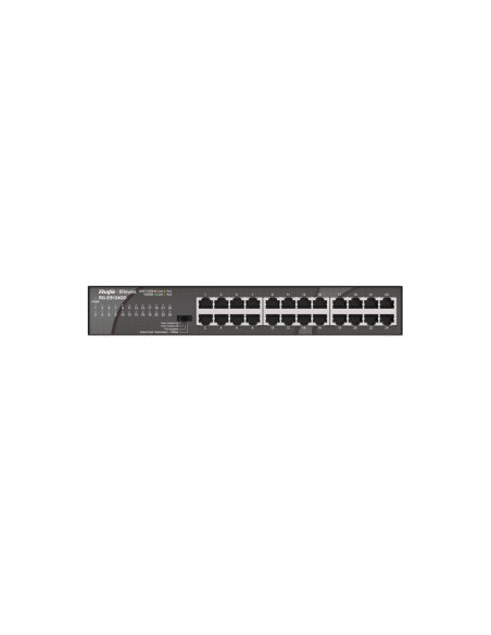 Ruijie Networks RG-ES124GD switch No administrado Gigabit Ethernet (10/100/1000) Negro