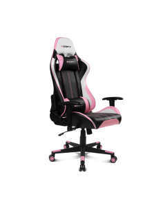 DRIFT DR175PINK silla para videojuegos Silla para videojuegos universal Asiento acolchado Rosa, Negro, Blanco