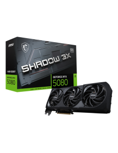MSI GEFORCE RTX 5080 16G SHADOW 3X OC tarjeta gráfica NVIDIA 16 GB GDDR7
