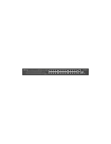 Ruijie Networks RG-ES126S-LP V2 switch No administrado Fast Ethernet (10/100) Energía sobre Ethernet (PoE) Negro