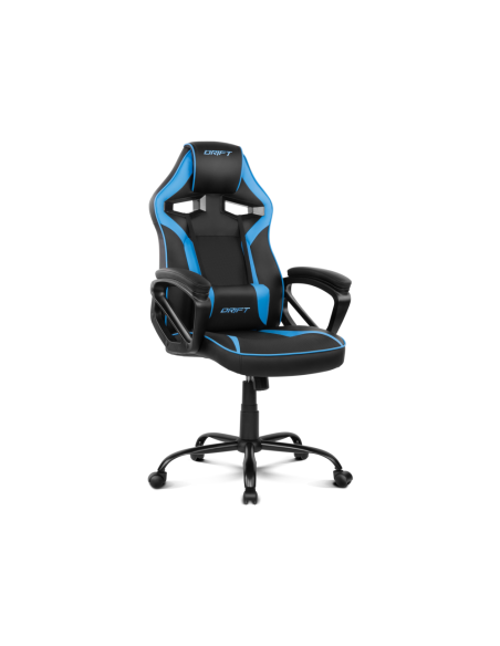 DRIFT DR50 Silla para videojuegos de PC Asiento acolchado tapizado Negro, Azul
