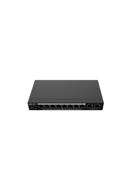 Ruijie Networks RG-ES210GC-LP switch Gestionado L2 Gigabit Ethernet (10/100/1000) Energía sobre Ethernet (PoE) Negro