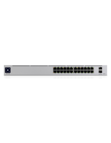 Ubiquiti UniFi Pro 24-Port PoE Gestionado L2/L3 Gigabit Ethernet (10/100/1000) Energía sobre Ethernet (PoE) 1U Plata