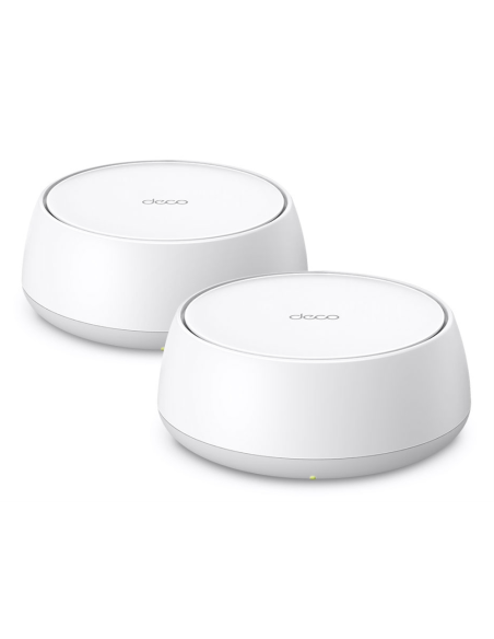 TP-Link DECO BE25(2-PACK) sistema Wi-Fi Mesh (Wi-Fi en malla) Doble banda (2,4 GHz / 5 GHz) Wi-Fi 7 (802.11be) Blanco Interno