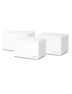 Mercusys Halo H80X (3-pack) Doble banda (2,4 GHz / 5 GHz) Wi-Fi 6 (802.11ax) Blanco Interno