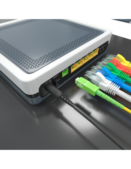 AISENS Cable Fibra Óptica Latiguillo G657A2 3.0 9/125 SMF Simplex CPR DCA LSZH, SC/APC-SC/APC, Amarillo, 3.0m