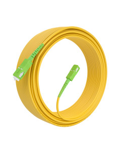 AISENS Cable Fibra Óptica Latiguillo G657A2 3.0 9/125 SMF Simplex CPR DCA LSZH, SC/APC-SC/APC, Amarillo, 20m 2