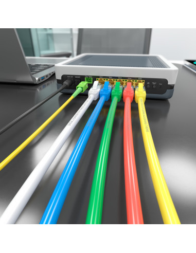 AISENS Cable Fibra Óptica Latiguillo G657A2 3.0 9/125 SMF Simplex CPR DCA LSZH, SC/APC-SC/APC, Amarillo, 20m