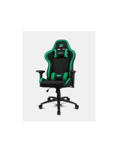 DRIFT DR110BG silla para videojuegos Butaca para jugar Asiento acolchado Negro, Verde