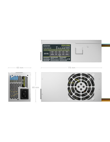 AISENS Fuente Alimentacion TFX 500W OEM, Plata