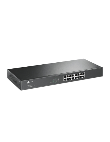 TP-Link TL-SG1016 No administrado Gigabit Ethernet (10/100/1000) 1U Negro
