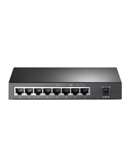 TP-Link TL-SG1008P Gestionado Gigabit Ethernet (10/100/1000) Energía sobre Ethernet (PoE) Gris
