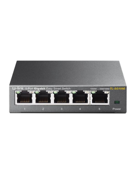 TP-Link TL-SG105E Gestionado L2 Gigabit Ethernet (10/100/1000) Negro