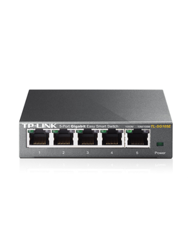 TP-Link TL-SG105E Gestionado L2 Gigabit Ethernet (10/100/1000) Negro