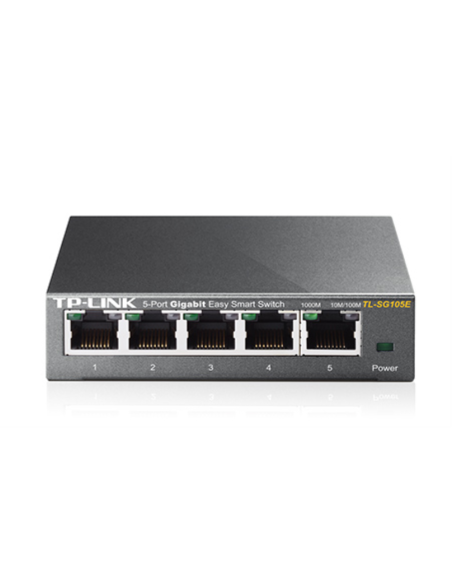 TP-Link TL-SG105E Gestionado L2 Gigabit Ethernet (10/100/1000) Negro