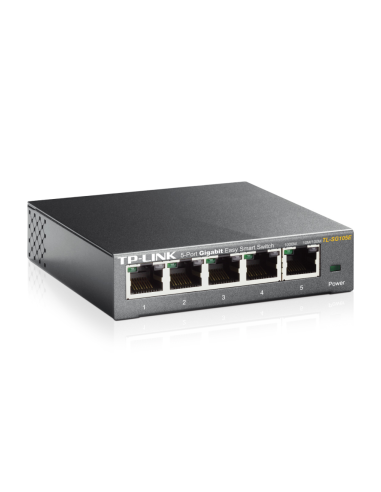 TP-Link TL-SG105E Gestionado L2 Gigabit Ethernet (10/100/1000) Negro